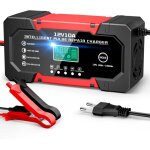 Beijiyi - chargeur de batterie voiture 10a 12v lifepo4 chargeur intelligent pour auto moto avec 5 modes ...