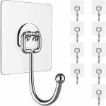Beijiyi - crochet adhésif, 10 pièces crochets adhesifs transparent auto adhesif, pour accroche salle ... Beijiyi - crochet adhésif, 10 pièces crochets adhesifs transparent auto adhesif, pour accroche salle ...