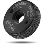 Beijiyi - crou de serrage rapide sds clic m14, pour toutes les meuleuses d'angle aeg, black & decker, ...