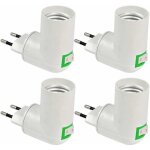 Beijiyi - douille e27 avec interrupteur sans fil, base pour ampoule led e27, douille plastique pour clairage ...