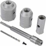 Beijiyi - forets de scie - cloche sds plus pour béton, ciment, pierre, mur - 65 mm, 50 mm, 30 mm Beijiyi - forets de scie - cloche sds plus pour béton, ciment, pierre, mur - 65 mm, 50 mm, 30 mm