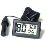 Beijiyi - lcd tuner numrique intgr thermomtre hygromtre avec sonde externe pour couveuse aquarium ...