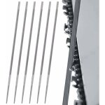 Limes rondes pour chane tronconneuse 4. 8mm 6 pices lime ronde d'afftage pour rparer et affter