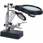 Loupe de support loupes 5 leds fer  souder multifonctionnel troisime main pour ingnieur lectronique ...