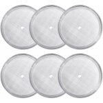 Paquet de 6 filtres  tamis de rechange pour presse franaise, filtres  mailles rutilisables en acier ...