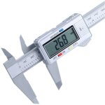 Beijiyi - pied  coulisse digital 150mm / 6inch fibre lcd lectronique numrique vernier caliper gauge ...