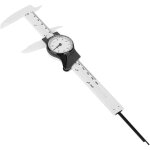 Beijiyi - pied  coulisse, outil de rgle de mesure roofessional de rgle de calibre de vernier en plastique ...