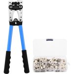 Beijiyi - pinces � sertir + 60 cosses kit - awg 10 - 0, 6 / 10 / 16 / 25 / 35 / 50 mm� pince a sertir ...