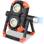 Beijiyi - projecteur led rechargeable ext�rieur lampe de travail portative et flexible rotation � 360� ...