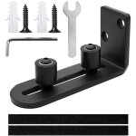 Beijiyi - rail de porte coulissante, ajustable guide de plancher porte, guide de plancher noir guide ...