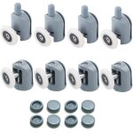 Beijiyi - roulette porte coulissante douche 8 pi�ces roulettes pour porte de douche 23mm douche pour ...