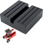 Support universel en caoutchouc pour cric, support 75x75x25 mm avec découpe en u, pour toutes les voitures ... Support universel en caoutchouc pour cric, support 75x75x25 mm avec découpe en u, pour toutes les voitures ...