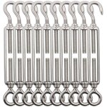 Beijiyi - tendeur cable crochet m5 (crochet et oeil), tendeur fil acier / tendeur cable inox en acier ...