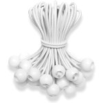 Beijiyi - tendeur elastique 50 pices, tendeur bache 10cm, corde elastique, sandow elastique, tendeur ...