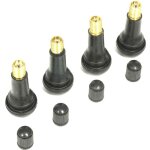 Beijiyi - tr413 lot de 4 valves enfichables pour pneu longueur 45 mm