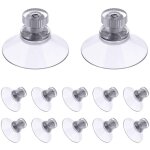 Beijiyi - ventouse a visser, 12 pi�ces 30mm ventouses transparentes avec filetage, extra fortes pvc plastique ...