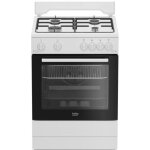 Beko - cuisini�re tout gaz fbg62121wd
