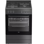 Beko - cuisini�re mixte 72l 4 feux anthracite fbm63130act