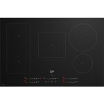 Beko hii85720uft table de cuisson à induction encastrable 80 cm 5 brûleurs noir Beko hii85720uft table de cuisson à induction encastrable 80 cm 5 brûleurs noir