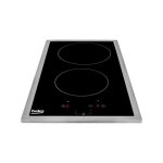 Plaque de cuisson - vitroceramique table de cuisson beko hdmc32400tx - 2 foyers induction - commandes ...