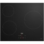 Beko - table de cuisson vitrocramique 3 foyers - 60 cm - hic63400