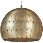Beliani - lampe pendante plafond suspension en m�tal cuivr� et forme de cloche harangi