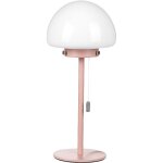 Beliani - lampe de table minimaliste avec abat - jour verre et base en métal rose moruga Beliani - lampe de table minimaliste avec abat - jour verre et base en métal rose moruga