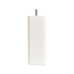 Bellecour - literie pied de lit carr en bois blanc hauteur 20 cm (vendu  l'unit)