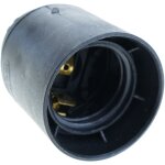 Support de lampe pour 1 ampoule e27 noir - bematik