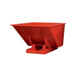Benne � d�chet auto - basculante sur fourreau - 320 litres - charge max 1500kg - sba300