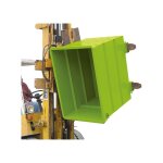 Benne � d�chet � t�te rotative pour chariot �l�vateur - capacit� 1000 litres - charge max 1200kg - brp10121 ...