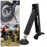 Béquille latérale simple pour moto béquille de levage de roue avant arrière pour moto noir Béquille latérale simple pour moto béquille de levage de roue avant arrière pour moto noir