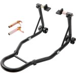 Vevor bequille moto pour roue arriere charge 0, 39 t bequille deatelier avec bras reglable support de ... Vevor bequille moto pour roue arriere charge 0, 39 t bequille deatelier avec bras reglable support de ...