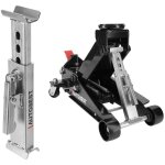 B�quille de s�curit� r�glable pour cric roulant