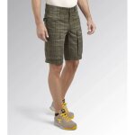 Bermuda de travail � carreaux tinto capo - vert nuit m - fr (40 / 42)