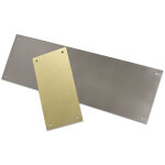 Assiette rectangulaire laiton 250x80 laiton mat Assiette rectangulaire laiton 250x80 laiton mat