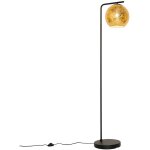 Bert - lampadaire - 1 lumière - h 148 cm - noir et or - design - éclairage intérieur - salon i chambre ... Bert - lampadaire - 1 lumière - h 148 cm - noir et or - design - éclairage intérieur - salon i chambre ...
