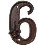 Numro de maison fonte fleur de lys - fallen fruits