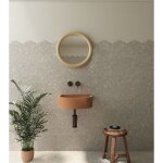 Bestile - carrelage effet terrazzo hexagonal arousa 25, 8x29cm (1m2) gris - les carreaux de jean