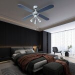 Ventilateur de plafond led interrupteur  tirette ventilateur aller - retour ventilateur pales rversibles, ...