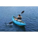Bestway - kayak gonflable individuel hydro force cove champion 275x81x45 cm pagaie en aluminium et pompe ...