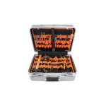 Beta - 2033let / b coffret en aluminium avec assortiment lectrotechnique 64 pcs.