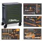 Beta ? servante d'atelier roulante 7 tiroirs ? dimensions tiroirs 588x367mm ? capacit� 800kg ? verrou ...