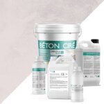 B�ton cir� multisurfaces (sols et murs) - kit complet 5m� (2 couches) - finition : mat - teinte : greige ...