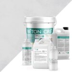 B�ton cir� multisurfaces (sols et murs) - kit complet 5m� (2 couches) - finition : mat - teinte : lune ...
