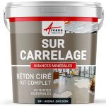 Arcane industries - bton cir sur carrelage, cuisine, salle de bain, mural, sol, plan de travail, dcoratif, ...