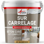 Arcane industries - béton ciré sur carrelage, cuisine, salle de bain, mural, sol, plan de travail, décoratif, ... Arcane industries - béton ciré sur carrelage, cuisine, salle de bain, mural, sol, plan de travail, décoratif, ...