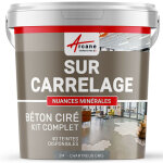 Arcane industries - bton cir sur carrelage, cuisine, salle de bain, mural, sol, plan de travail, dcoratif, ...