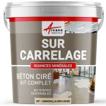 Arcane industries - bton cir sur carrelage, cuisine, salle de bain, mural, sol, plan de travail, dcoratif, ...