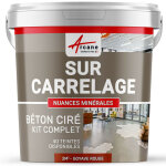 Arcane industries - bton cir sur carrelage, cuisine, salle de bain, mural, sol, plan de travail, dcoratif, ...